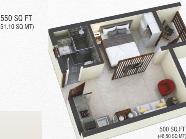 1 RK Apartment in Nerul for resale Goa. The reference number is 12482548
