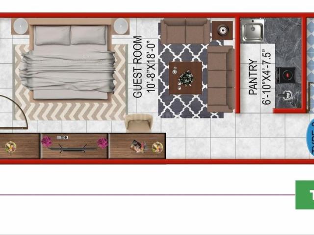 1 RK Apartment in Raj Nagar Extension for resale Ghaziabad. The reference number is 15413966