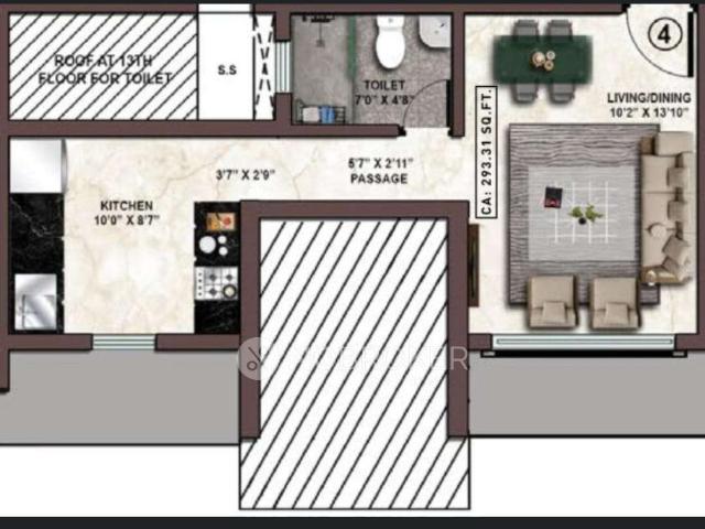 1 RK Flat In Sagar Vaibhav Chs, Dahisar West For Sale In Dahisar West