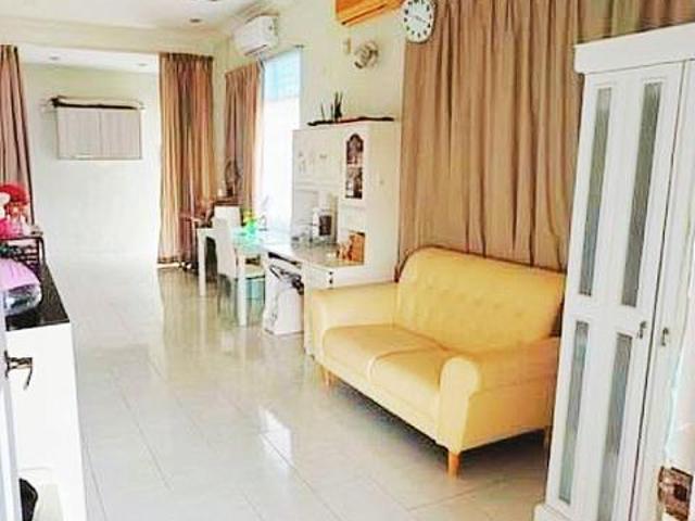 1 storey terrace end lot with landFull Loan near Jawi Nibang Tebal