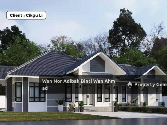 1 STOREY BANGLO BINA RUMAH ATAS TANAH SENDIRI BOLEH CUSTOM DESIGN SENDIRI