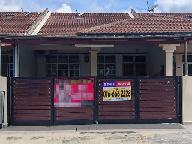 1 stry facing reserved land taman seri telok mas