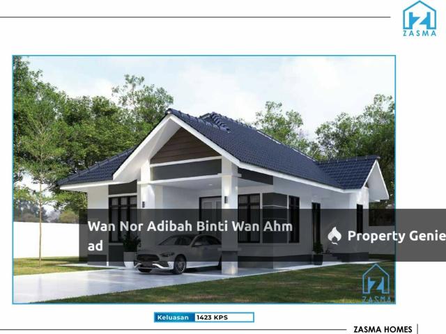 1 TINGKAT BANGLO BINA RUMAH ATAS TANAH SENDIRI KOTA BHARU