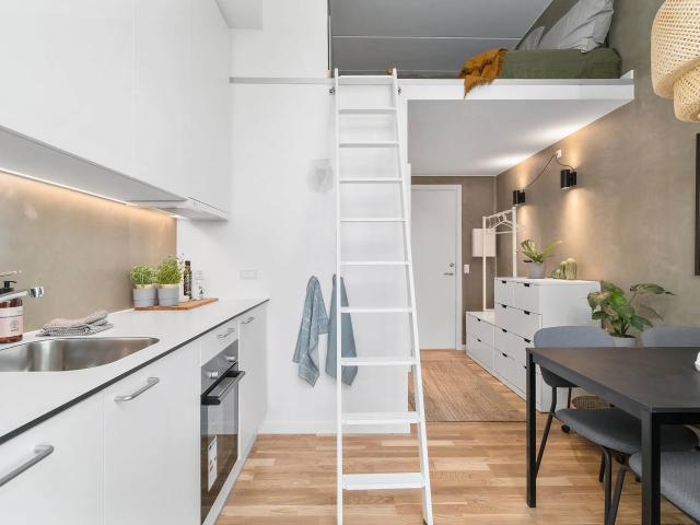 1 værelses lejlighed på 20 m²