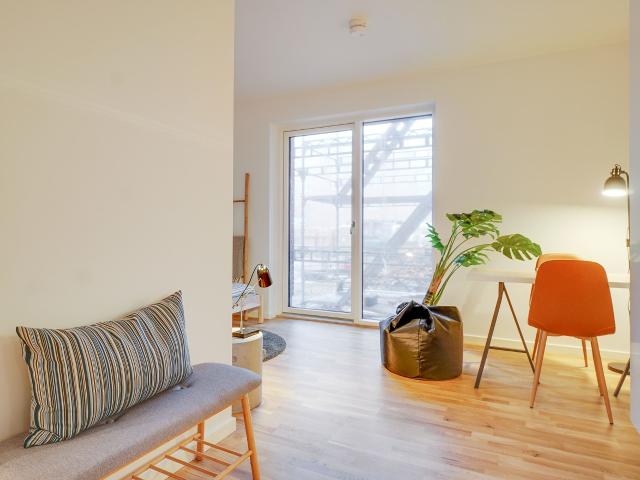 1 værelses lejlighed på 35 m²