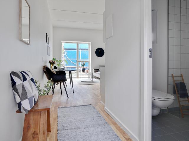 1 værelses lejlighed på 39 m²