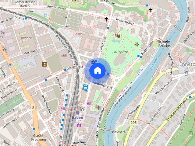 1 Zimmer, 17 m², 2. Stock