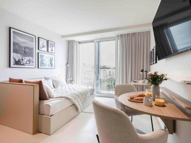 1 Zimmer, 14 m², 2. Stock