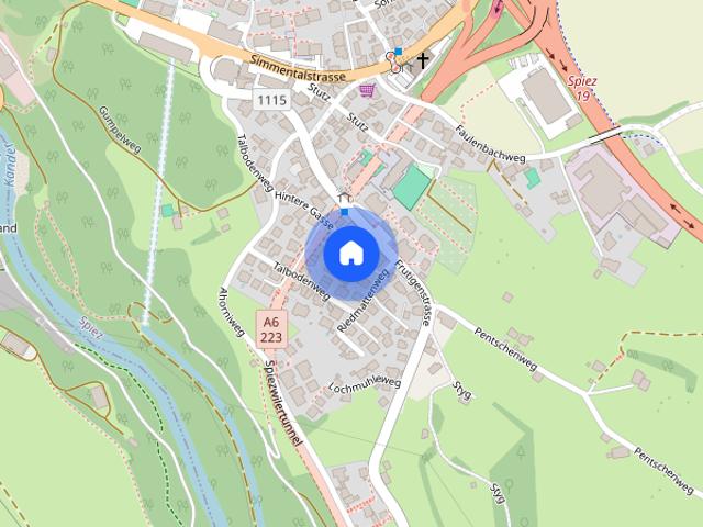 1 Zimmer, 18 m², 1. Stock