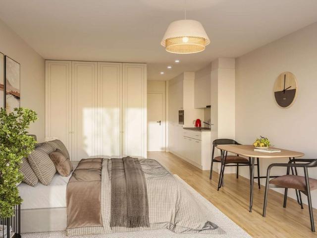 1 Zimmer, 27 m², 1. Stock