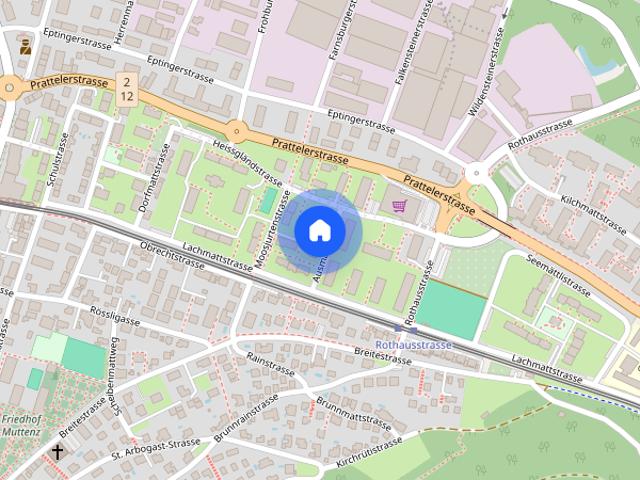 1 Zimmer, 26 m², 1. Stock