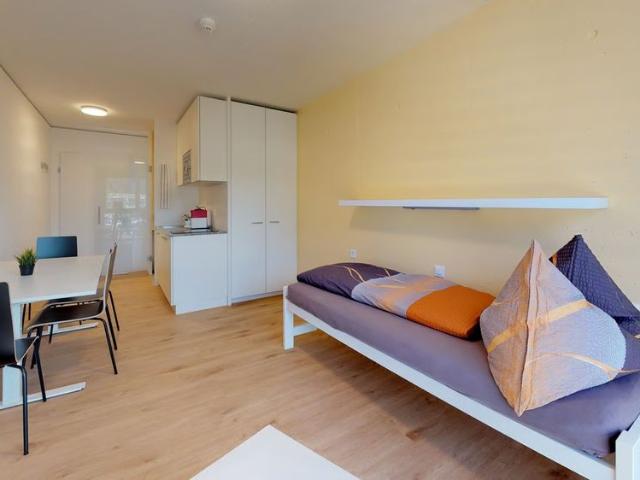 1 Zimmer, 26 m², 3. Stock