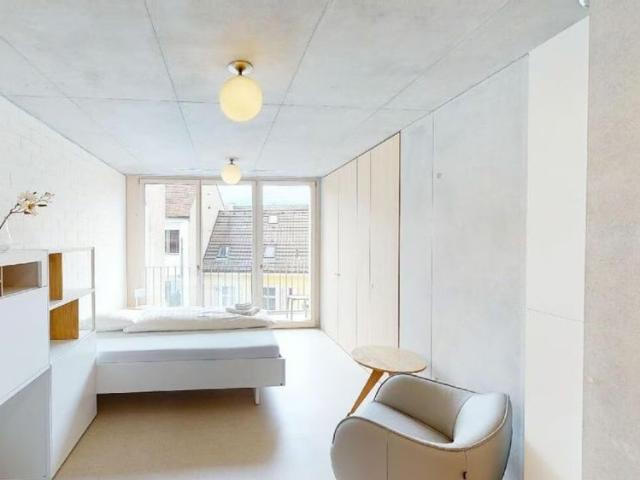 1 Zimmer, 28 m², 3. Stock