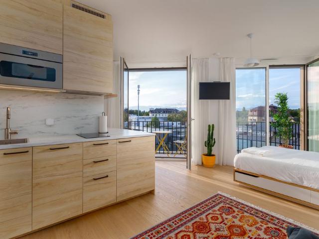 1 Zimmer, 28 m², 3. Stock