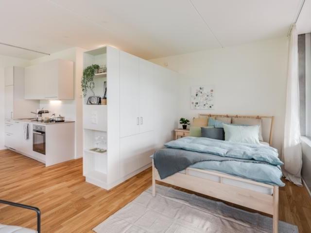 1 Zimmer, 30 m², 2. Stock