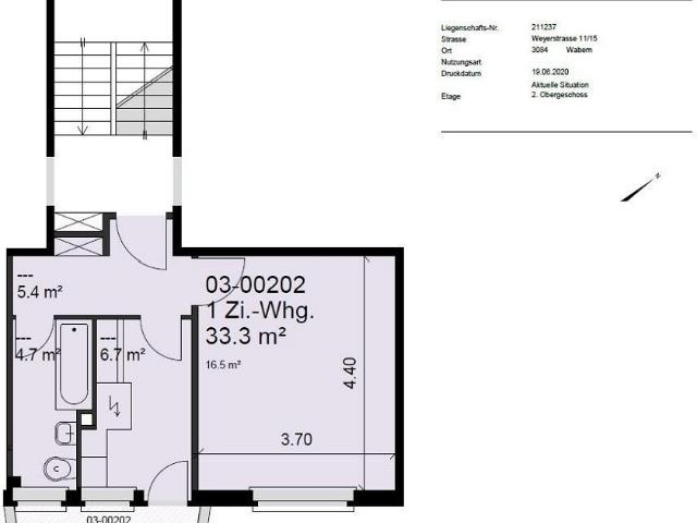 1 Zimmer Wohnung