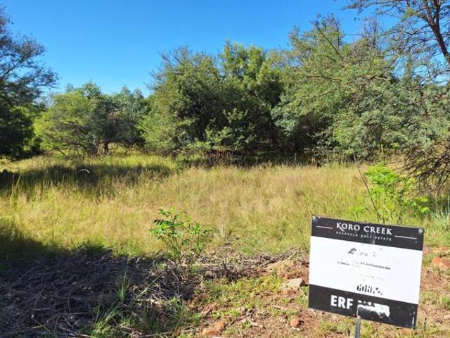 1 084 m² Land available in Koro Creek Golf Estate