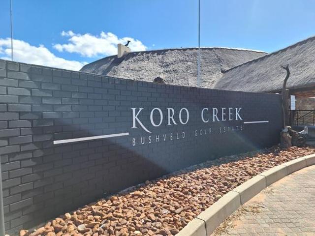 1 000 m² Land available in Koro Creek Golf Estate