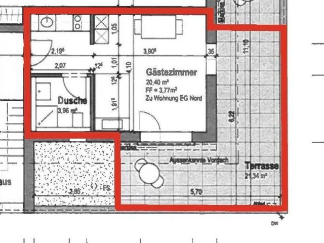 1.0 room apartment in Therwil