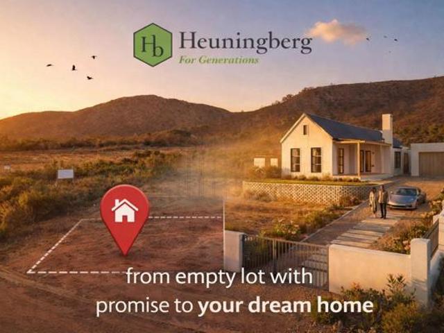 1 157 m² Land available in Bredasdorp
