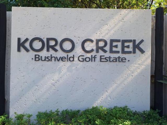 1 156 m² Land available in Koro Creek Golf Estate
