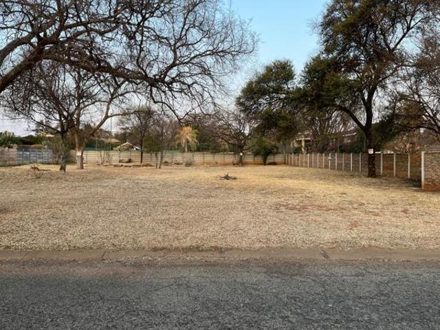 1 278 m² Land available in Wilkoppies