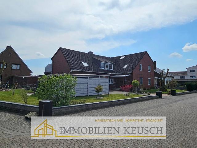 1 2 Fam. Haus mit viel Platz über drei Etagen, Sonnenterrasse & Balkon, Keller und div. Garagen & Werkstatt