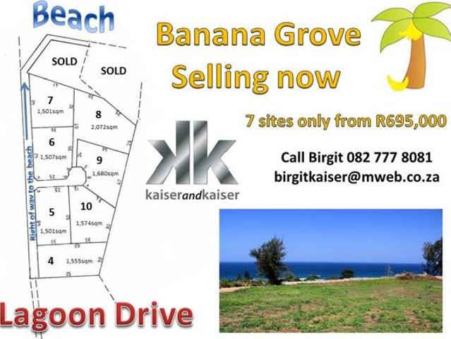 1 574 m² Land available in Bazley Beach