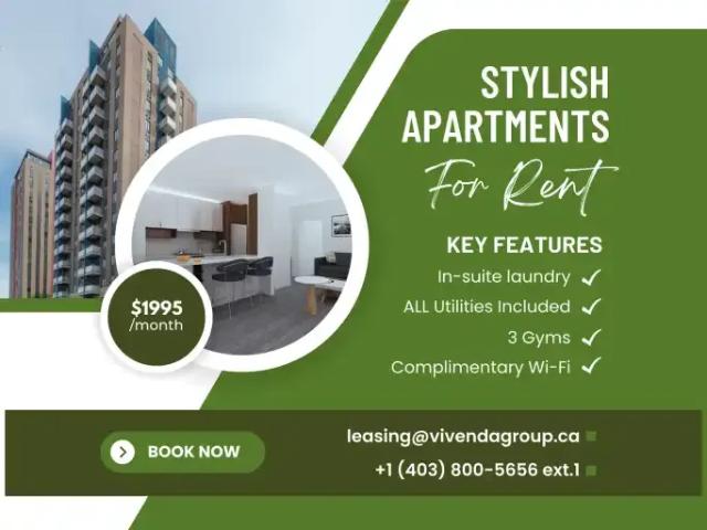 1.5 Bedroom Apartment Calgary AB LS101789459