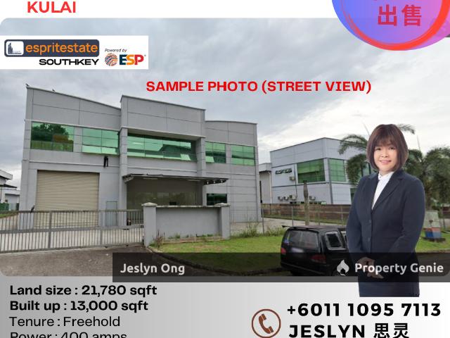 1.5 storey Semi D Factory @ Indahpura Industrial Park for Sale