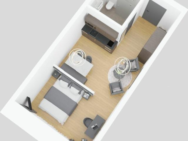 1.5 Zimmer, 35 m²