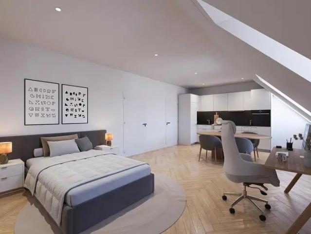 1.5 Zimmer, 36 m², 5. Stock