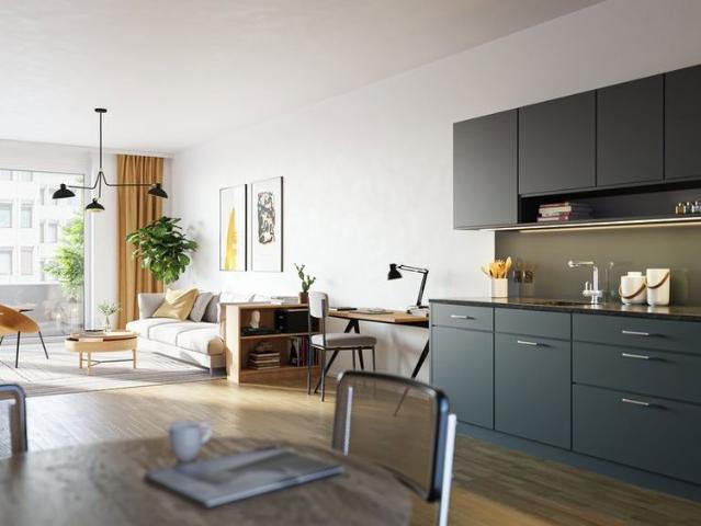 1.5 Zimmer, 39 m², 2. Stock