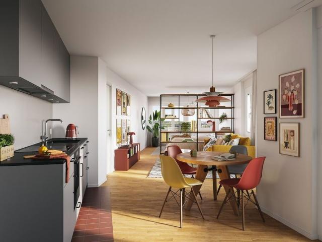1.5 Zimmer, 40 m², 1. Stock