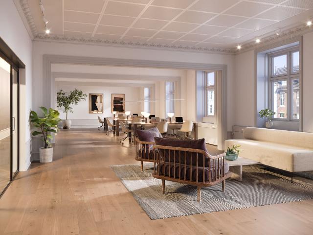 1.663 m² kontor ved Kgs. Nytorv med fælles kantine og mødelokaler