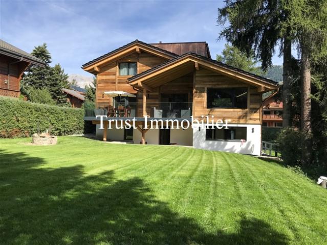 1,6004L. Hervorragendes Chalet zur Miete im Zentrum von Crans