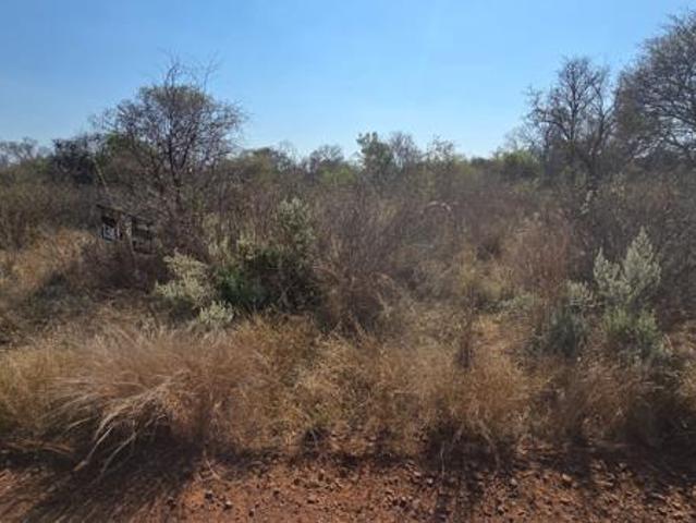 1.8 ha Land available in Thabazimbi Outlying