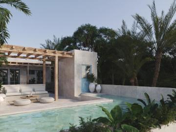 1BR 1BA, estudio, Casita Imox, Yucatan