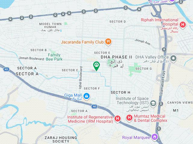 1kenal Residential plot for sale sector A Dha phase 2