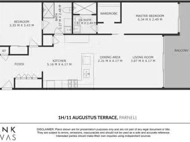 1H/11 Augustus Terrace, Parnell, Auckland City
