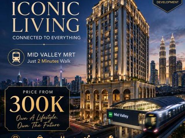1st Home Full loan Airbnb Near Midvalley Walk to MRT KTM School