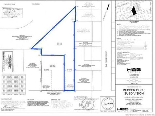 200 Main St, Shediac, NB, E4P 2C9 vacant land for sale | Listing ID NB136786 | Royal LePage