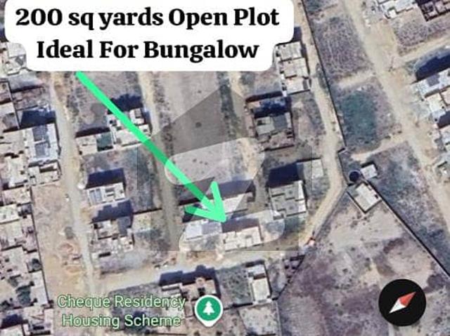200 sq yards residential plot in cheque residency