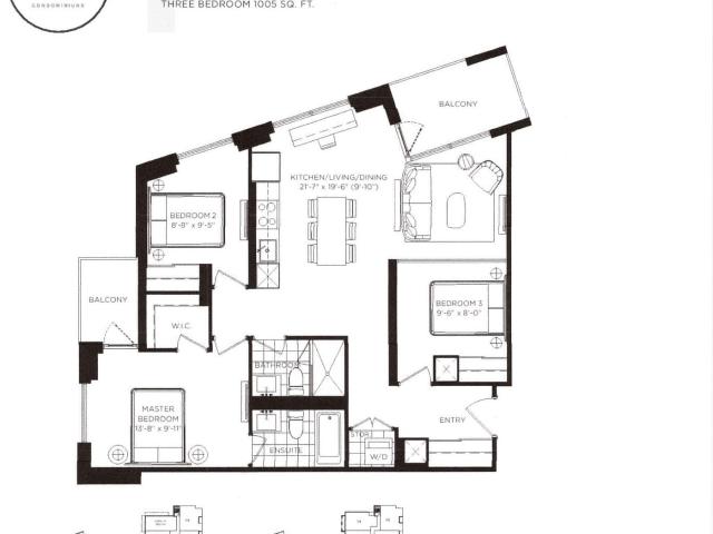 202 4 Eglinton Avenue W, Etobicoke | 3Beds/2Bath, Condo, $3,000/mo | Condos. Ca