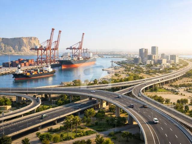 20 Acre Commercial Land for Sale on Makran Coastal Highway in Mouza Shumali Bandan, Gwadar