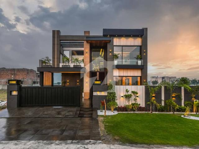 20 marla brand new luxury ultra modern design bungalow for sale near carrefour & defense raya