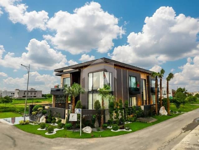 20 Marla Corner Ultra Modern House Available For Sale Walking Distance To Raya Fairway Top Location In Dha Phase 6