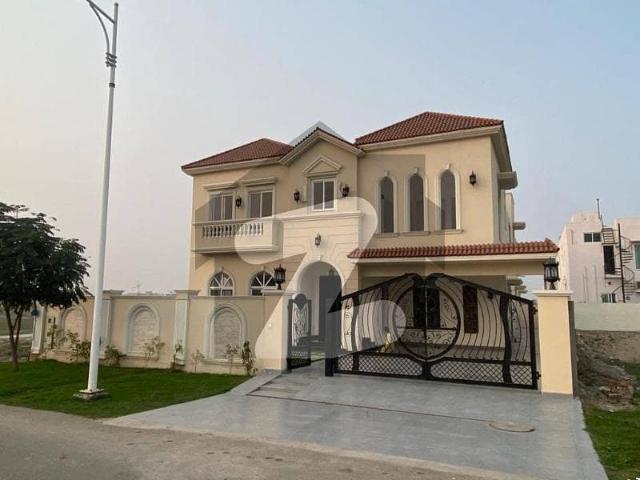 20 marla elegant and fully maintained 4 year old spnish design super hot located bungalow is available in the best block of dha lahore