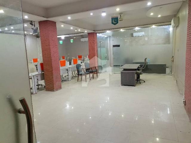 20, Marla Furnished Basement Hall Available For Rent In Johar Town Near Emporium Mall