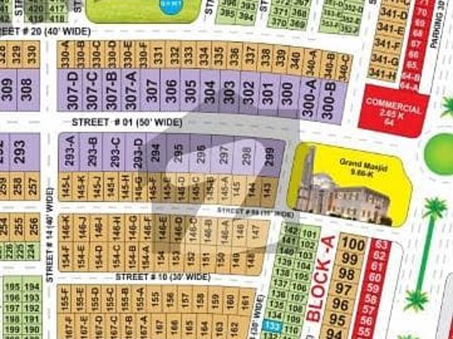 20 Marla Prime Location Plot Available For Sale In Phase 3 Near Bahria Town